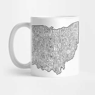 Ohio Map Mug